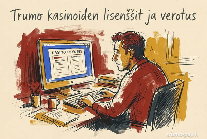 Trumo kasinoiden lisenssit ja verotus